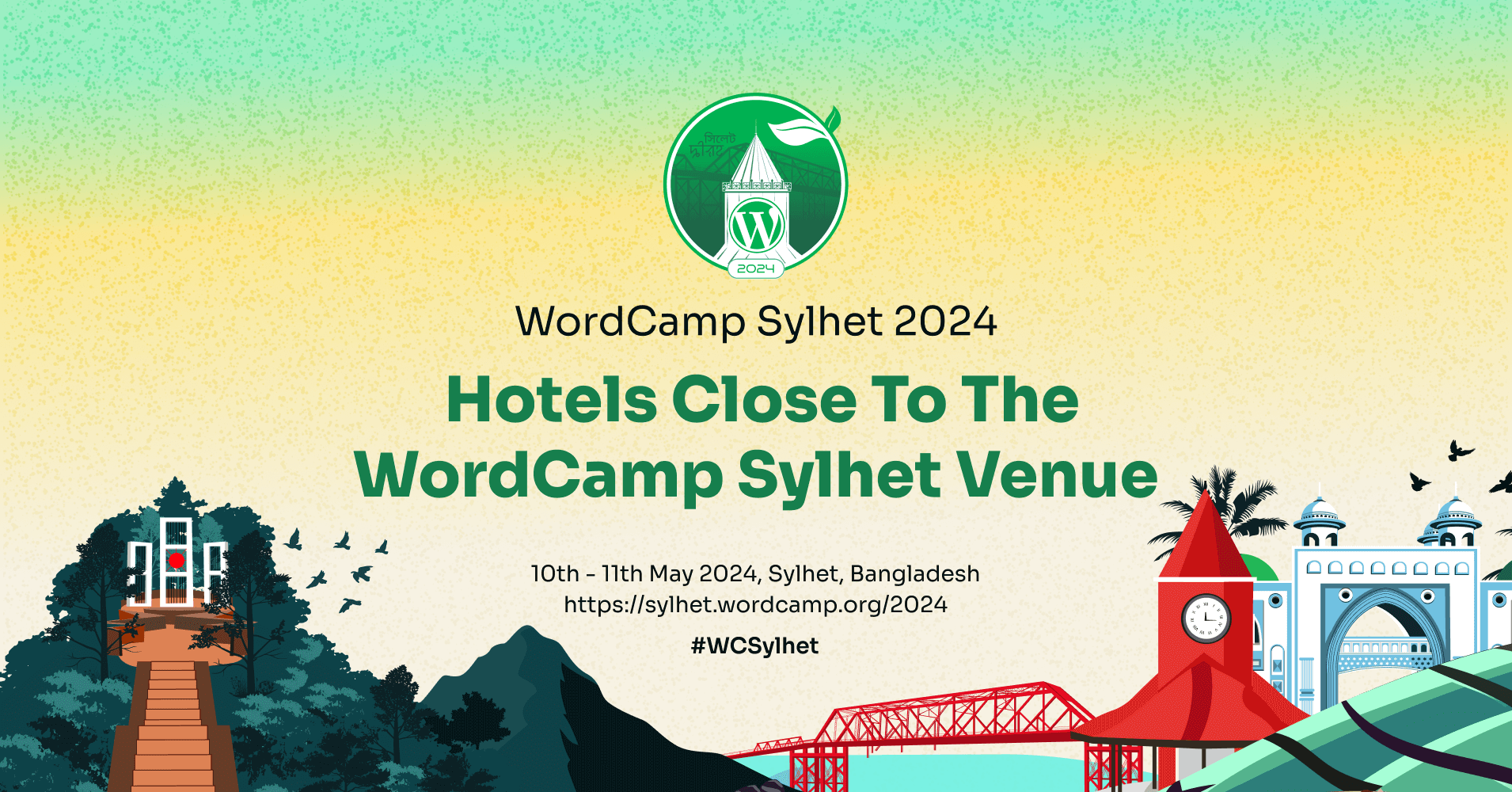 Hotels close to the WordCamp Sylhet venue: Book your room ASAP!