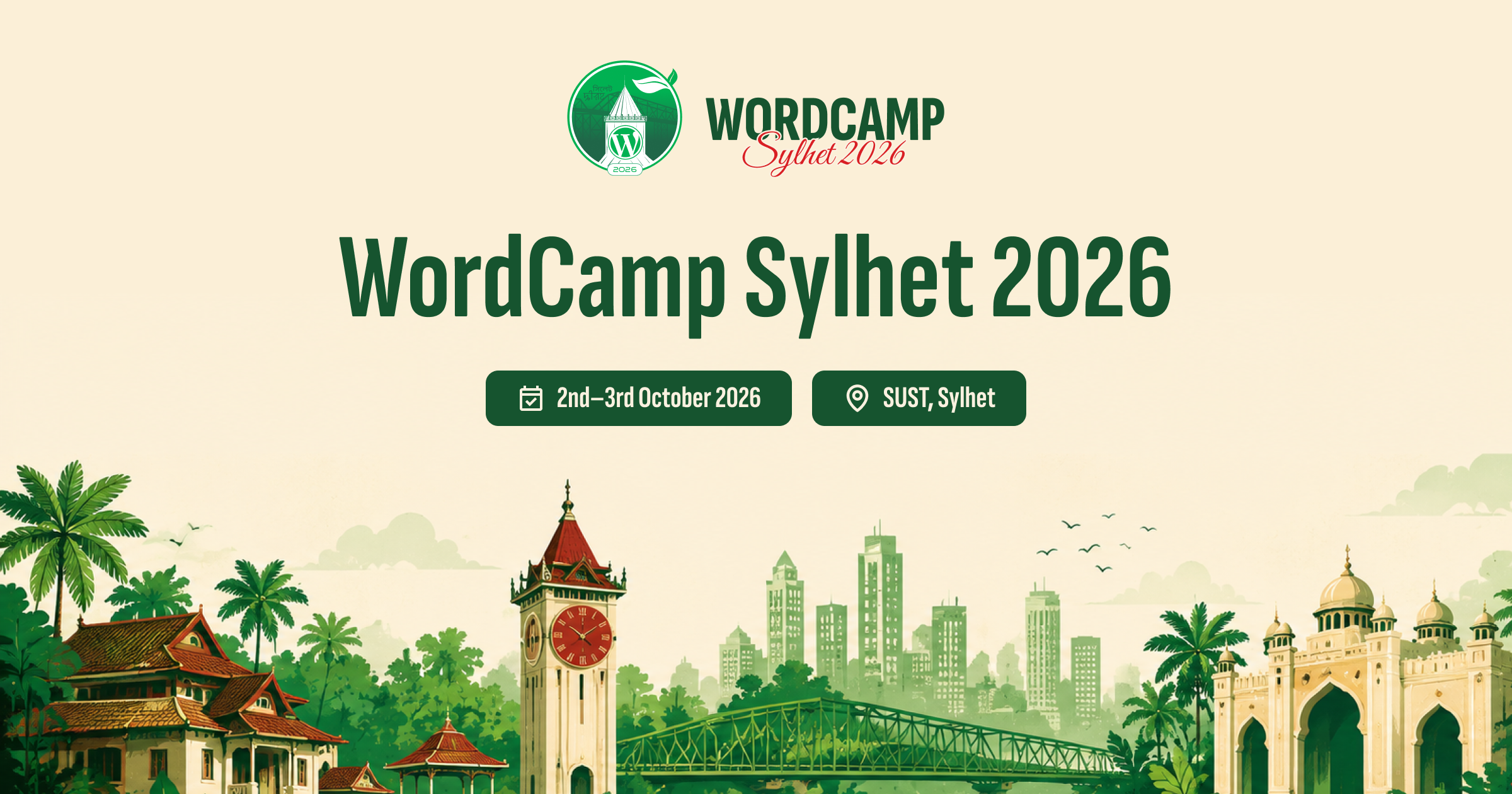 Official Announcement: WordCamp Sylhet 2026 is Back Again!